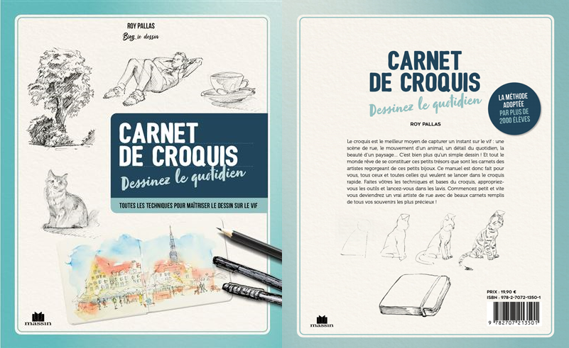 Comment dessiner dans un carnet de croquis?